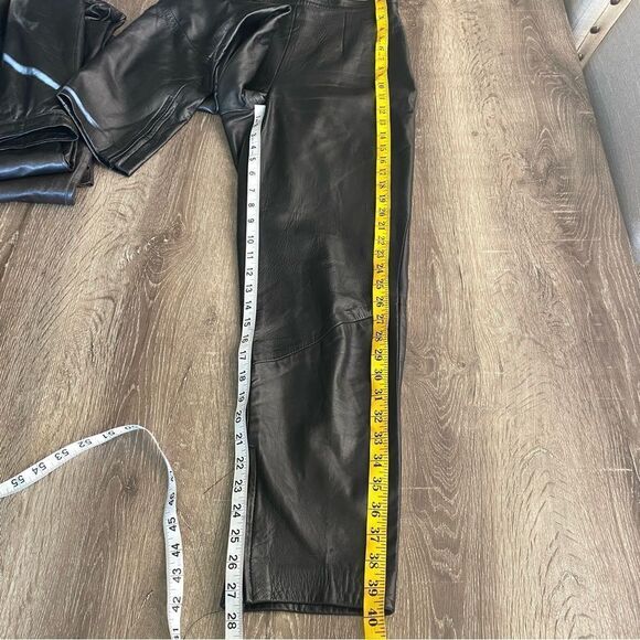 Vintage 90s Danier butter soft leather high rise pants - Picture 9 of 9